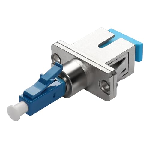 QIANRENON LC/UPC auf SC/UPC Hybrid Glasfaser Simplex Adapter Koppler SM 9/125μm LC Stecker auf SC Buchse Singlemode Faser Anschluss,für Patchcord Pigtail Optischer Leistungsmesser Rotlichtstift FTTH QIANRENON LC/UPC auf SC/UPC Hybrid Glasfaser Simplex Adapter Koppler SM 9/125μm LC Stecker auf SC Buchse Singlemode Faser Anschluss,für Patchcord Pigtail Optischer Leistungsmesser Rotlichtstift FTTH von QIANRENON