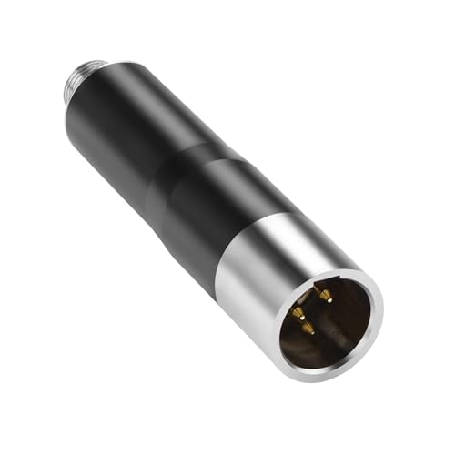 QIANRENON Mini XLR auf TRS 3.5mm Mikrofon Beltpack Anschluss 3Pin Mini XLR Stecker auf Verriegelung TRS 3.5mm Buchse Kopfhörer Adapter Mini XLR auf Verriegelte 1/8, für Drahtloses Bodypack Mikrofon QIANRENON Mini XLR auf TRS 3.5mm Mikrofon Beltpack Anschluss 3Pin Mini XLR Stecker auf Verriegelung TRS 3.5mm Buchse Kopfhörer Adapter Mini XLR auf Verriegelte 1/8, für Drahtloses Bodypack Mikrofon von QIANRENON