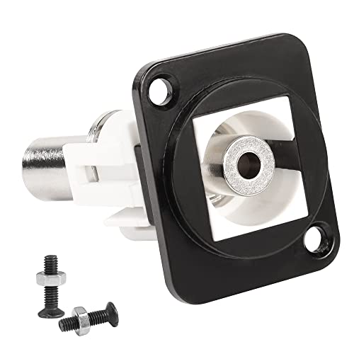 QIANRENON TRS 1/8 Stereo-Panel-Anschluss TRS 3,5 mm Buchse auf Buchse gerade durch Panel-Kupplung, XLR-Panel-Halterung, für Stereo-Kabel-Lautsprecher und Kopfhörer QIANRENON TRS 1/8 Stereo-Panel-Anschluss TRS 3,5 mm Buchse auf Buchse gerade durch Panel-Kupplung, XLR-Panel-Halterung, für Stereo-Kabel-Lautsprecher und Kopfhörer von QIANRENON