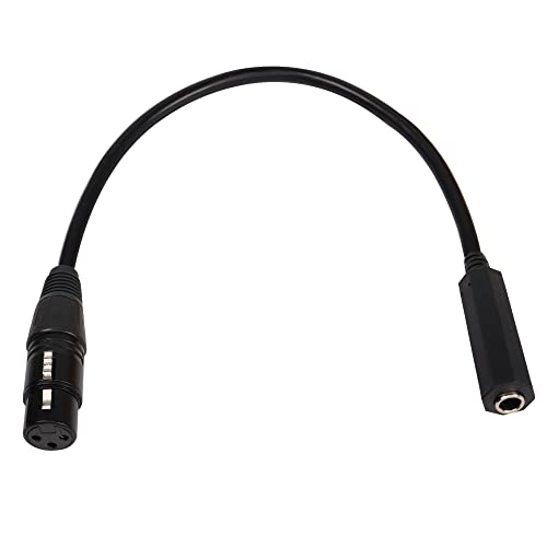QIANRENON XLR Buchse auf 1/4 Zoll Buchse Balance Kabel Adapter TRS 6,35 mm auf XLR 3 Pin Mono Audio Connect Convert Verbindungskabel 36 cm QIANRENON XLR Buchse auf 1/4 Zoll Buchse Balance Kabel Adapter TRS 6,35 mm auf XLR 3 Pin Mono Audio Connect Convert Verbindungskabel 36 cm von QIANRENON