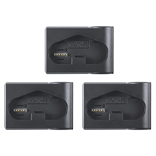 DSTE 3 Stück Akku Adapter Platte kompatibel Canon LP-E19 LP-E4N Akku LC-E19 LC-E4 Ladegerät von QIAOJINLIN