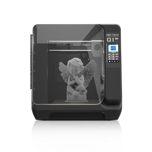 QIDI Q1 Pro 3D-Drucker, 600mm/s Hochgeschwindigkeits-3D-Druckmaschinen mit Kamera, 60℃ Kammerwärme, 350°C Druckunterstützung Kohlefaserfilament, Tangle Detection, Druckgröße 245 * 245 * 240mm von QIDI TECH