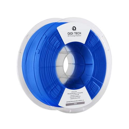 QIDI TECH ASA Filament 1.75mm blau,3D Drucker Filament ASA 1kg Spule(2.2lbs),Hohe UV Beständigkeit,Geruchsarm,Perfekt für den Druck von Outdoor Funktionsteilen,Passend für die meisten FDM 3D Drucker von QIDI TECH