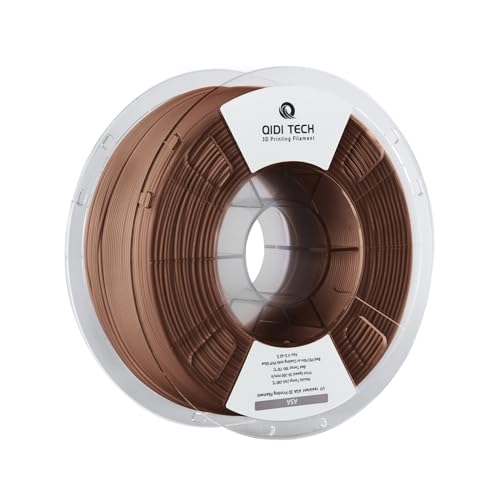 QIDI TECH ASA Filament 1.75mm braun,3D Drucker Filament ASA 1kg Spule(2.2lbs),Hohe UV Beständigkeit,Geruchsarm,Perfekt für den Druck von Outdoor Funktionsteilen,Passend für die meisten FDM 3D Drucker von QIDI TECH