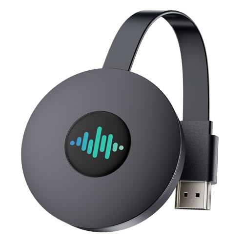 4K Wireless HDMI Dongle, 5G Miracast HDMI dongle, Cast für i-Phone/i-Pad/Android/i-OS zu TV/Monitor (unterstützt Miracast, DLNA, Airplay) von QIDUHUQI