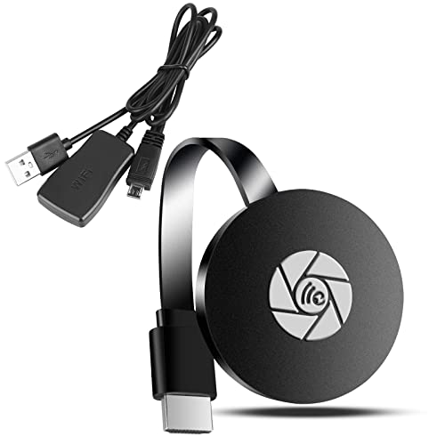 Miracast HDMI Dongle, Wireless HDMI Dongle，Hdmi dongle Cast für iPhone/iPad/Android/iOS/Windows/Mac Laptop, PC zu TV/Monitor/Projektor (unterstützt Miracast, DLNA, Airplay) QIDUHUQI von QIDUHUQI