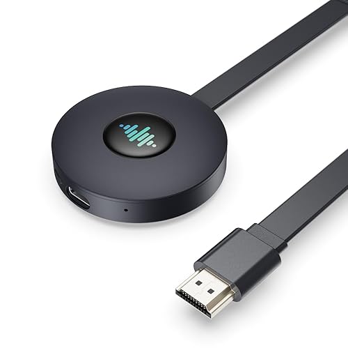Wireless HDMI Dongle 4K 5G, Miracast Dongle, HDMI Wireless Display Dongle Adapter kompatibel mit i-Phone/i-Pad/Android/i-OS to TV/Monitor, Unterstützung Miracast Airplay DLNA von QIDUHUQI
