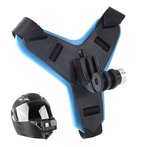 Kamerahalterung für Motorradhelme Action Kamera Helm Mount kompatibel mit GoPro Hero 2018/6/5/4 Motorradhelm Kinnhalterung für GoPro Hero 9/8/7 von QIMEI-SHOP
