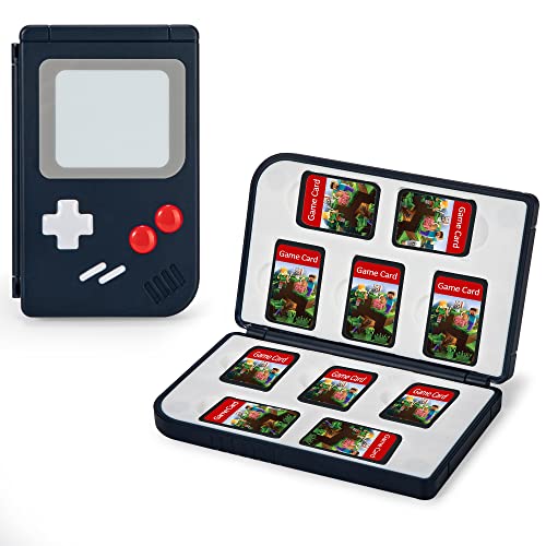 Spiele Aufbewahrungsbox für Nintendo Switch Spielkarte Tragebar Magnetische Schutzhülle mit 10-Kartensteckplätzen und 10-Micro-SD-Kartensteckplätzen von QIMEI-SHOP