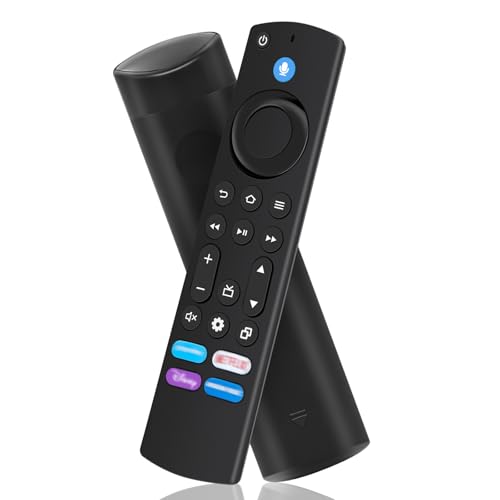 Ersatz-Sprachfernbedienung für AMZ Fir-e TV Stick (4k, 2. Gen, 3. Gen, Life), für AMZ F-ire TV Cube (1. Gen, 2. Gen, 3. Gen), AMZ Smart TVs/Insignia/Pioneer von QINCINA