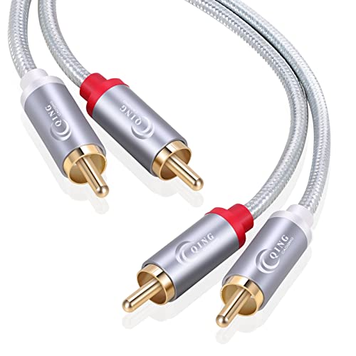 5M Cinch Kabel Audio, Qing CAOQING 2 Cinch zu 2 Cinch Stereo Kabel von QING CAOQING