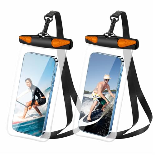 QINGYIWL 2 Stück wasserdichte Handyhülle, 7,0" Wasserfeste Handytasche, IPX8 Unterwasser Handyhülle für Smartphones bis zu 7 Zoll für iPhone, Samsung, Xiaomi, Vivo QINGYIWL 2 Stück wasserdichte Handyhülle, 7,0" Wasserfeste Handytasche, IPX8 Unterwasser Handyhülle für Smartphones bis zu 7 Zoll für iPhone, Samsung, Xiaomi, Vivo von QINGYIWL