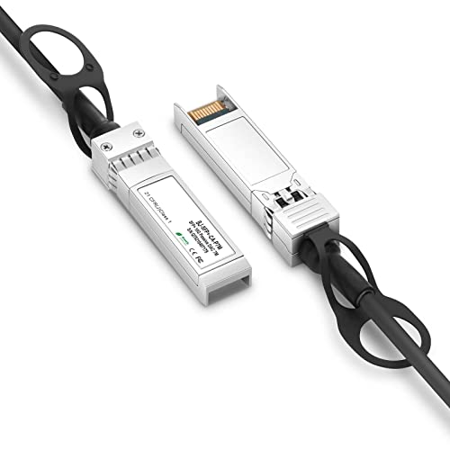QINIYEK 10G SFP+ DAC Twinax Kabel, Direct Attach Copper (DAC) Passives Kabel, kompatibel mit Cisco SFP-H10GB-CU7M, Ubiquiti UniFi, Supermicro, Netgear, Mikrotik, 7 Meter (23ft) von QINIYEK