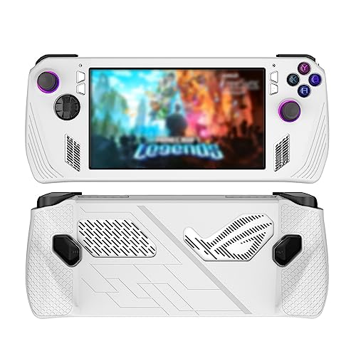 QINOUK Hülle für Asus ROG Ally, Anti-Kratzer und Stoßfest Schutzhülle Weich TPU Case mit vollem Schutz, Kompatibel mit Asus ROG Ally-Weiß QINOUK Hülle für Asus ROG Ally, Anti-Kratzer und Stoßfest Schutzhülle Weich TPU Case mit vollem Schutz, Kompatibel mit Asus ROG Ally-Weiß von QINOUK