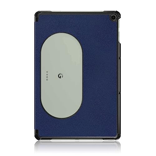 QINOUK Hülle für Google Pixel Tablet, [Standfunktion] Ultradünne Smart Cover mit Auto Sleep Wake, PU und PC Anti-Kratz-Schutzhülle, für Google Pixel Tablet-Blau von QINOUK