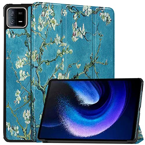 QINOUK Hülle für Xiaomi Pad 6S Pro, [Standfunktion] Ultradünne Smart Cover mit Auto Sleep Wake, PU und PC Anti-Kratz-Schutzhülle, für Xiaomi Pad 6S Pro-1 von QINOUK