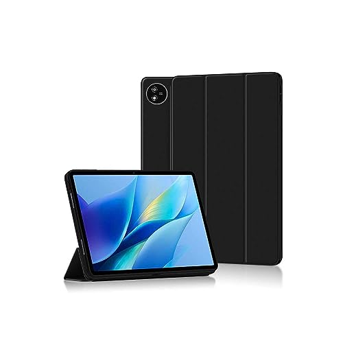 QINOUK Hülle für vivo Pad Air, [Standfunktion] TPU Anti-Kratz-Schutzhülle, Ultradünnes Smart Cover Kickstand Hülle，für vivo Pad Air-Schwarz von QINOUK