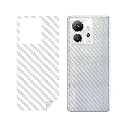QINOUK Rücken-Schutz für Infinix Zero Ultra, [4 Pack] Rückseite Weiches TPU Schutzfolie, Karbonfaser Textur, [Anti-Fingerabdruck] für Infinix Zero Ultra-transluzent von QINOUK