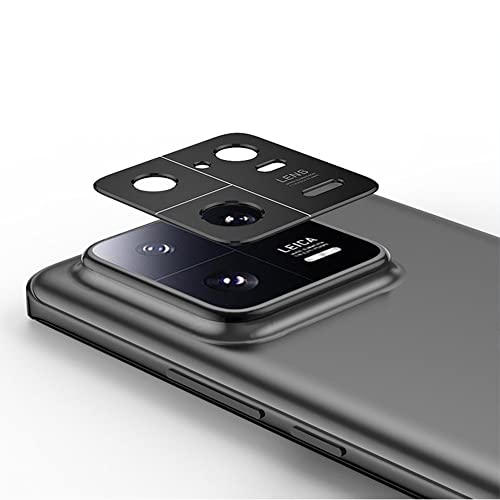 QINOUK für Xiaomi 13 Pro Kamera Schutzfolie, Aluminium Metall Kamera Objektivschutz, [Anti-Kratzer] Kompatibel mit Xiaomi 13 Pro-Schwarz von QINOUK