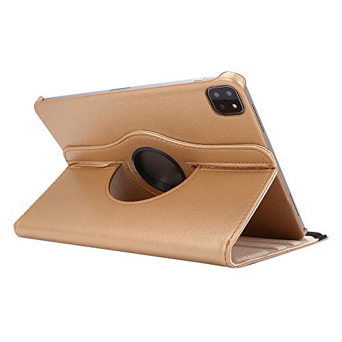 QINYUP Für iPad Pro 11 2020 Stoßfeste Hülle 360 ​​Grad drehbare Hülle Für Apple iPad Pro 2020 Hülle 11 Tablet Stand Shell Smart Cover-Gold_2020 von QINYUP