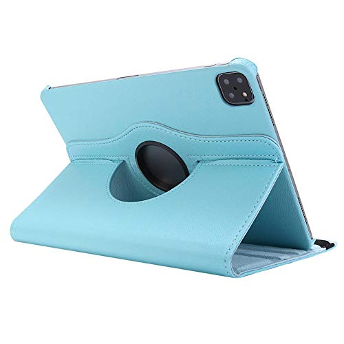 QINYUP Für iPad Pro 11 2020 Stoßfeste Hülle 360 ​​Grad drehbare Hülle Für Apple iPad Pro 2020 Hülle 11   Tablet Stand Shell Smart Cover-Light_Blue_2020 von QINYUP