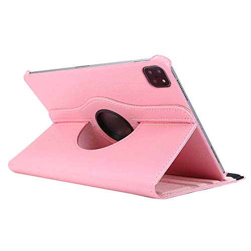 QINYUP Für iPad Pro 11 2020 Stoßfeste Hülle 360 ​​Grad drehbare Hülle Für Apple iPad Pro 2020 Hülle 11   Tablet Stand Shell Smart Cover-Pink_2020 von QINYUP