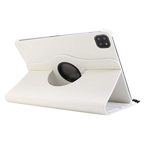 QINYUP Für iPad Pro 11 2020 Stoßfeste Hülle 360 ​​Grad drehbare Hülle Für Apple iPad Pro 2020 Hülle 11   Tablet Stand Shell Smart Cover-White_2020 von QINYUP