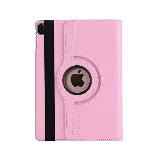 QINYUP Geeignet für iPad Pro 11 Zoll 2020 Schutzhülle 360 ​​rotierende Ledertasche Litschi Muster iPad Pro Shell iPad-Pink Pro 11 Zoll 2020 von QINYUP