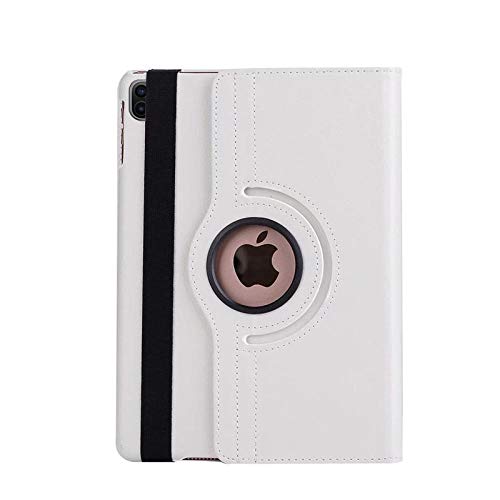 QINYUP Geeignet für iPad Pro 11 Zoll 2020 Schutzhülle 360 ​​rotierende Ledertasche Litschi Muster iPad Pro Shell iPad-White Pro 11 Zoll 2020 von QINYUP