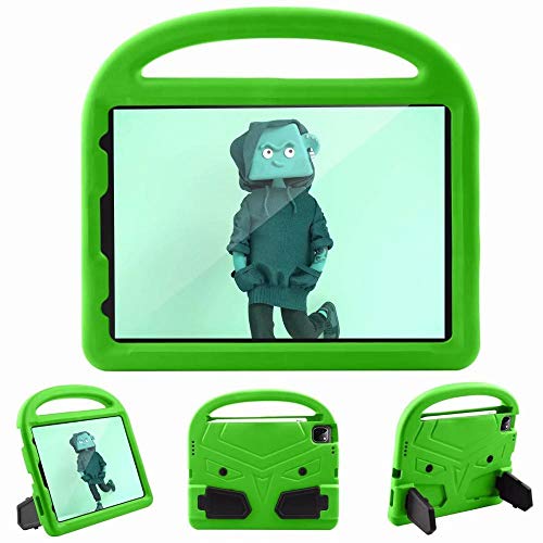QINYUP Hülle für neues Ipad Pro 11 2020 Kinder Cartoon Sparrow Stoßfest Sicher Eva Tablet Protect Cover Standschale Mit Stiftschlitz-Grün von QINYUP