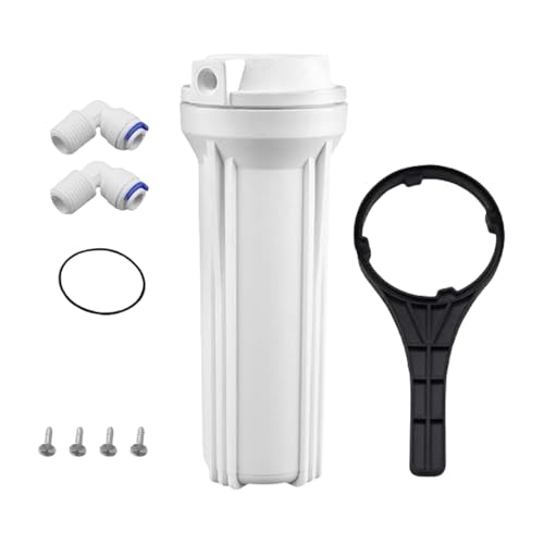 QINZITAO 25,4 cm Umkehrwasserfiltergehäuse, Membran-Filtergehäuse für Zuhause und Büro, mit einfacher Installation QINZITAO 25,4 cm Umkehrwasserfiltergehäuse, Membran-Filtergehäuse für Zuhause und Büro, mit einfacher Installation von QINZITAO