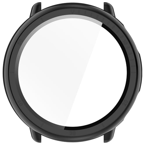 QINZITAO Displayschutzfolie Folie Case Schale mit Glasfolie für Active 2 Kratzfest Case Schutzhülle Cover von QINZITAO