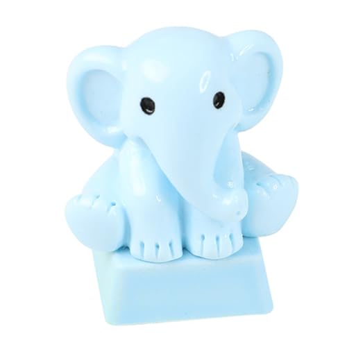QINZITAO Handgefertigte Cartoon-Elefanten-Tastenkappe, 3D-Tastenkappe aus Kunstharz für mechanische Tastatur, Ersatz QINZITAO Handgefertigte Cartoon-Elefanten-Tastenkappe, 3D-Tastenkappe aus Kunstharz für mechanische Tastatur, Ersatz von QINZITAO