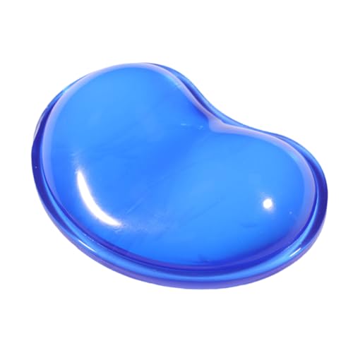 QINZITAO Herzförmige Silikon-Handgelenkauflage, Komfort-Gel, für Computer, Maus, Handgelenkkissen, Bonbonfarben von QINZITAO