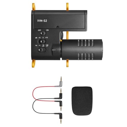 QINZITAO HiFi-Mikrofon für Mikrofon, einfach zu bedienen und zu tragen, inklusive Windschutzscheibe für klare Außen-Auditory QINZITAO HiFi-Mikrofon für Mikrofon, einfach zu bedienen und zu tragen, inklusive Windschutzscheibe für klare Außen-Auditory von QINZITAO