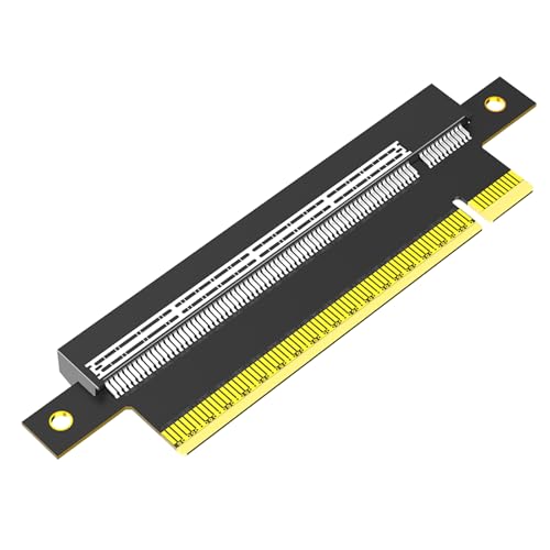 QINZITAO PCIE 16X 5.0 Rising Entended Card 180-Grad-Verlängerungsadapter für Computeranschluss, Desktop-Motherboard-Extender QINZITAO PCIE 16X 5.0 Rising Entended Card 180-Grad-Verlängerungsadapter für Computeranschluss, Desktop-Motherboard-Extender von QINZITAO