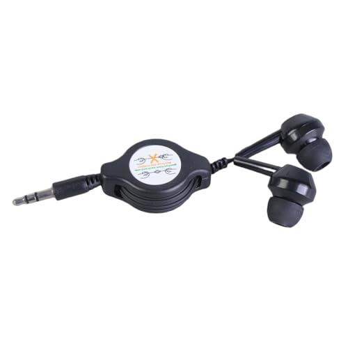 QINZITAO Tragbares 3,5 mm einziehbares Kabel, In-Ear-Kopfhörer, Trage-Headsets, ausziehbarer Draht, gerader Einsatz für MP3, MP4 QINZITAO Tragbares 3,5 mm einziehbares Kabel, In-Ear-Kopfhörer, Trage-Headsets, ausziehbarer Draht, gerader Einsatz für MP3, MP4 von QINZITAO
