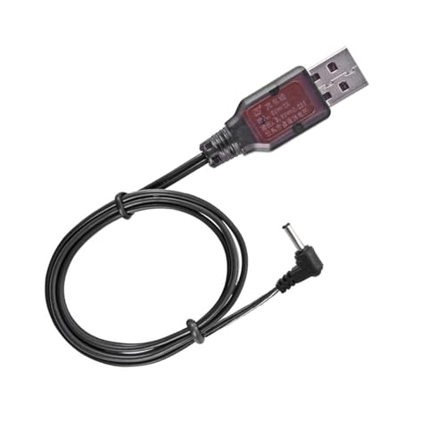 QINZITAO USB-Ladekabel, Netzteil, 3,6 V, Lithium-Batterien, Ladekabel mit 3,5-mm-Anschlüssen für Spielzeug-Auto-Roboter von QINZITAO