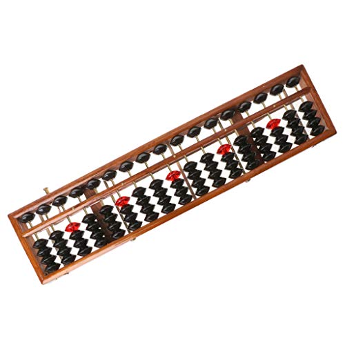 17 Ziffern Holz Soroban Standard Abakus Chinesischer Taschenrechner Zählen Mathematik Learni Geometrische Puzzles für Erwachsene 1000 Teile von QINZTON