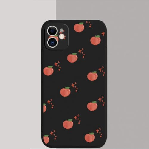 Kompatibel mit Realme GT Master Edition Ölmalerei Hübscher Pfirsich Weicher Handy-Hülle von QIODAYI