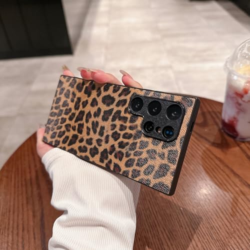 QIODAYI Kompatibel mit Samsung Galaxy A15,Leopardmuster Klassische Lederimitat Anti-Abschlag-Handy-Schutzhülle QIODAYI Kompatibel mit Samsung Galaxy A15,Leopardmuster Klassische Lederimitat Anti-Abschlag-Handy-Schutzhülle von QIODAYI
