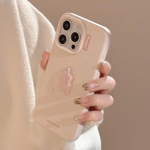 Kompatibel mit iPhone 15 Pro Max Tintenplats Cartoon Kleines Tier Silikon Handyhülle von QIODAYI