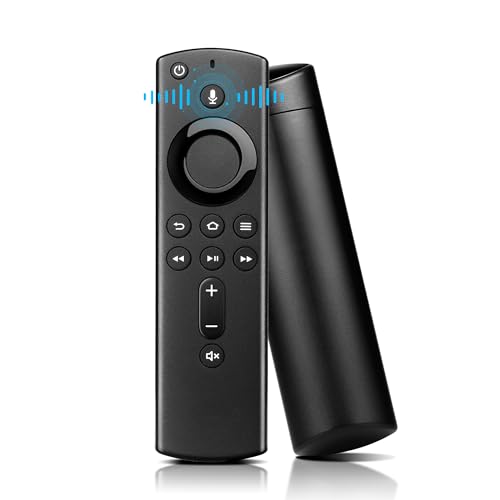 Fernbedienung Ersatz(2th Gen), Fernbedienung mit Alex Sprachsteuerung für Smart TV(2nd Gen/3rd Gen/Lite/4K Max)/Smart TV Cube (1st Gen/2nd Gen/3rd Gen), Kompatibel mit Echo Show 15 von QIQIAZI