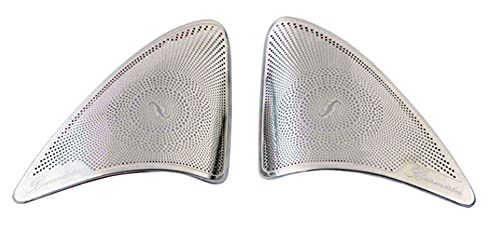 QIQIBAIHUO Auto Audio-Lautsprecher-Abdeckung Türlautsprecher Cover Dekoration Ornament Interieur Geeignet für Mercedes-Benz E/C/GGLC Klasse W213 W205 X253. (Color Name : for E Class W213) von QIQIBAIHUO