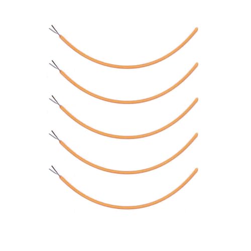 5 Stück DC3V Filament LED flexibel 38 mm 54 mm 68 mm Filament LED Edison Glühbirne Zubehör Maiskolben Perlenteile 128 mm Blau 2 von QIROGKC