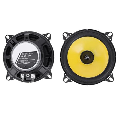QIUYMGFG Audio Hochtöner 2PCS 4/5/6 Zoll HiFi Auto Lautsprecher 600W Koaxial Subwoofer Automotive Audio Vollständige Palette Frequenz Auto Stereo Horn Tweeter(5 inch 400W 2PCS) von QIUYMGFG