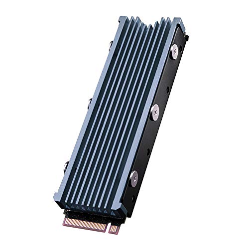 QIVYNSRY M.2 Kühlkörper NVME 2280 SSD Kühlkörper Unterstützung einseitig doppelseitige M2 SSD Kühlung mit thermischen Silikon Pads Kühler für ComputerPS5 NVME NGFF M.2 SSD Installation, Space Grey QIVYNSRY M.2 Kühlkörper NVME 2280 SSD Kühlkörper Unterstützung einseitig doppelseitige M2 SSD Kühlung mit thermischen Silikon Pads Kühler für ComputerPS5 NVME NGFF M.2 SSD Installation, Space Grey von QIVYNSRY