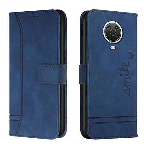 QIWEIQING Kompatibel mit Handyhülle für Nokia G20 Hülle Leder, Nokia G20 / Nokia G10 Klapphülle Handytasche Case für Nokia 6.3 / Nokia G20 / Nokia G10 Handy Hüllen,Blue HX QIWEIQING Kompatibel mit Handyhülle für Nokia G20 Hülle Leder, Nokia G20 / Nokia G10 Klapphülle Handytasche Case für Nokia 6.3 / Nokia G20 / Nokia G10 Handy Hüllen,Blue HX von QIWEIQING