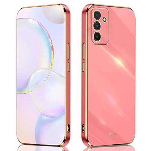 QIYIN Handyhülle für Samsung Galaxy M13 4G, Ultradünne Stoßfeste Schutzhülle für Damen, Bunt Silikon Case, Schützen Sie die Kamera Stoßstange Hülle (Rot) von QIYIN