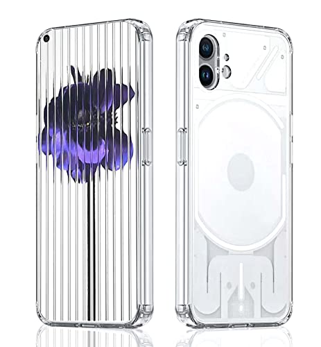 QIYIN Hülle für Nothing Phone 1, Transparentes Handyhülle TPU Silikon HD Schutzhülle Stoßfeste Bumper Case Durchsichtig Cover Anti-Vergilbung Tasche von QIYIN